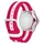 s.Oliver SO-3402-LQ 0 mm Gehäuse silberfarben Stoffarmband pink