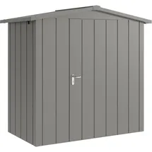 hörmann stauraumsysteme Juno Gerätehaus 2,14 x 1,18 m Grau