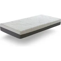 xaluca Matratze 100x200 AIR LATEX Hohe 20 CM H2 Abdeckung aus Fasern, Kern mit Latex