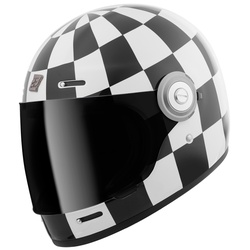 Bogotto V135 Diamante Helm, zwart-wit, XS