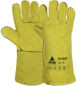 Hase KUBA I, Schweißerhandschuh aus Rindspaltleder, Größe 9