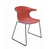 2er-Set Infiniti Stuhl Loop Kunststoff Rot