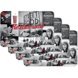 Venilia Tischset Restaurant Muster, Platzset für Esszimmer, Esstischmatten, Telleruntersetzer, Platzdeckchen, lebensmittelecht, 45 x 30 cm, 4 Stück, 59087