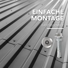 Floordirekt Trapezblech 115 x 45 cm grau