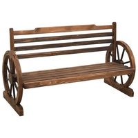 VidaXL Gartenbank 112 cm Massivholz Tanne