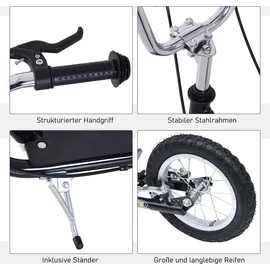 Homcom Kinderroller 16/12 Zoll mit Bremsen