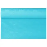 Papstar Papiertischtuch mit Damastprägung 6 m x 1,2 m türkis