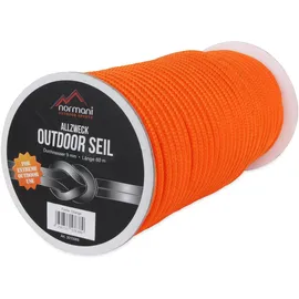 normani Outdoor Sports Allzweck-Outdoor-Seil 5 mm x 60 m rot