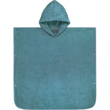 Normani Kinder Baumwoll Badeponcho Manama in Petrol | Gr.: 60 x 60 cm