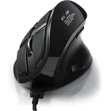 CSL Ergonomische Maus schwarz