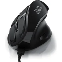 CSL Ergonomische Maus schwarz