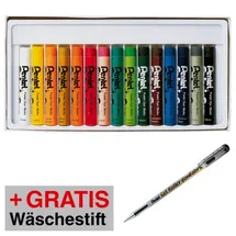 Pentel AKTION: Pentel Stoffmalkreide farbsortiert + GRATIS Pentel Gel-Tintenroller "Gel for fabric"