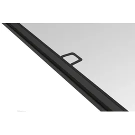 Primaster Fliegenschutzgitter mit Aluminiumrahmen 130 x 150 cm Schwarz