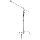 StudioKing C-Stand mit Auslegearm 328 cm (328 cm, 20 kg), Lampenstativ, Silber