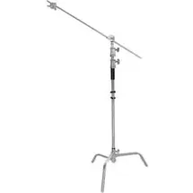 StudioKing C-Stand mit Auslegearm 328 cm (328 cm, 20 kg), Lampenstativ, Silber