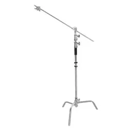 StudioKing C-Stand mit Auslegearm 328 cm (328 cm, 20 kg), Lampenstativ, Silber