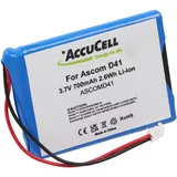 AccuCell Akku passend für Ascom D41 Akku FA01302005, FA83601195