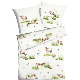 KAEPPEL Bettwäsche Almauftrieb grün 135x200 cm, + 80x80 cm)