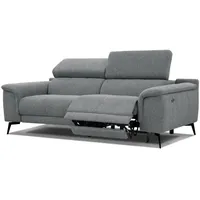 RELAXSOFA FIERO 3-Sitzer mit 1 Relaxfunktion, grau
