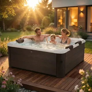 MSPA Frame Tribeca 160 x 160 x 65 cm Braun