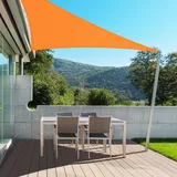 casa pura Wasserabweisendes Sonnensegel dreieckig 500 x 500 x 500 cm Orange
