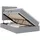 vidaXL Bett 120 x 190 cm Hellgrau