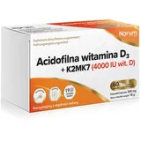 Acidophiles Vitamin D3 + K2Mk7 (4.000 IU Vit. D) 60 Kapseln