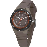 SINAR Quarzuhr XB-23-5, Armbanduhr, Kinderuhr, ideal auch als Geschenk braun