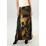 Aniston SELECTED Maxirock Damen Batikdessin Schwarz 40