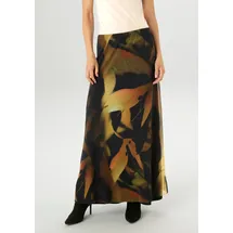 Aniston SELECTED Maxirock Damen Batikdessin Schwarz 40