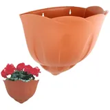GarPet Blumentopf Wand Blumentopf Wandmontage Wandblumentopf Wandvasen für Pflanzen Wandhalterung Wandtopf Wandgefäß