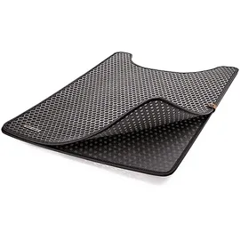 whisker LitterTrap Matte Katzenstreumatte Schwarz