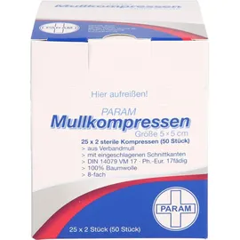 PARAM Mullkompressen 5 x 5 cm 50 St.