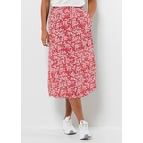Jack Wolfskin Sommerrock »SOMMERWIESE Skirt XL leaves soft pink LEAVES soft pink