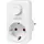 Logilink PA0151 Dimm-Adapter Geeignet für Leuchtmittel: Halogenlampe, Glühlampe Weiß