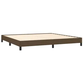 vidaXL Bettgestell 200 x 200 cm Dunkelbraun