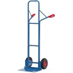fetra Stahlrohr-Sackkarre B1328L - Luftbereifung Tragkraft 300 kg