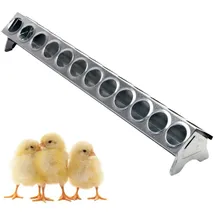 GarPet Futtertrog Metall Küken verzinkt 50 cm Lochgitter)