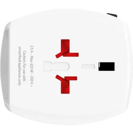 SKROSS Reiseadapter MUV USB Weiß