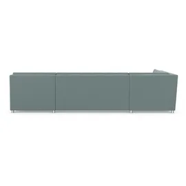 DOMO collection Wohnlandschaft U-Form Polyester 3-Sitzer Mint