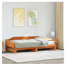 vidaXL Tagesbett 80 x 200 cm Wachsbraun