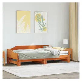 vidaXL Tagesbett 80 x 200 cm Wachsbraun