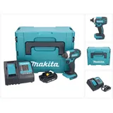 Makita DTD 152 SY1J Akku Schlagschrauber 18 V 165 Nm 1/4" + 1x Akku 1,5 Ah + Ladegerät + Makpac