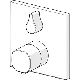 Hansa Fertigset HANSABLUEBOX LIVING UP-Brause-Thermostat, chrom
