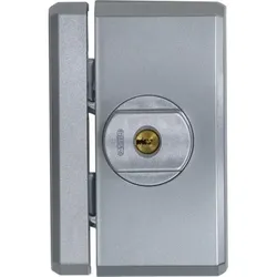 FT-Zusatzschloss, mit Alarm, FTS96A, verschiedenschließend, Stahl silber - silber