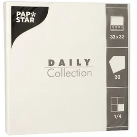 Papstar Servietten Daily Collection rot 2-lagig 32,0 x 32,0 cm, 20 St.