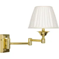 Licht-Erlebnisse Licht-Erlebnisse, Wandleuchte + Deckenleuchte, Wandlampe Elegant Messing (E14)