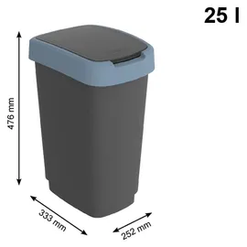 Rotho Twist 25 l horizon blau