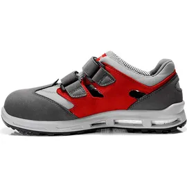 ELTEN TRAVIS grey-red Easy ESD S1 719820 Sicherheitssandale - 47