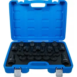 BGS 6185 Satz Kraft Biteinsatz Antrieb Innenvierkant 20mm (3/4") Innensechskant T-Profil (für Torx)